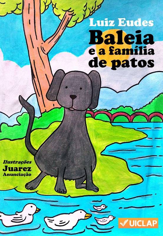 Baleia e a família de patos