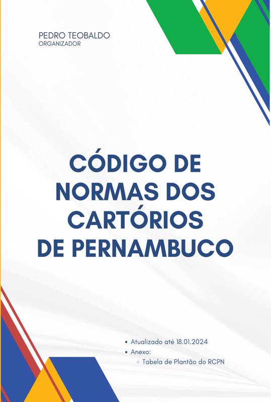 CÓDIGO DE NORMAS DOS CARTÓRIOS DE PERNAMBUCO