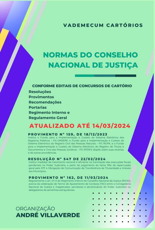 VADEMECUM CARTÓRIO NORMAS DO CNJ