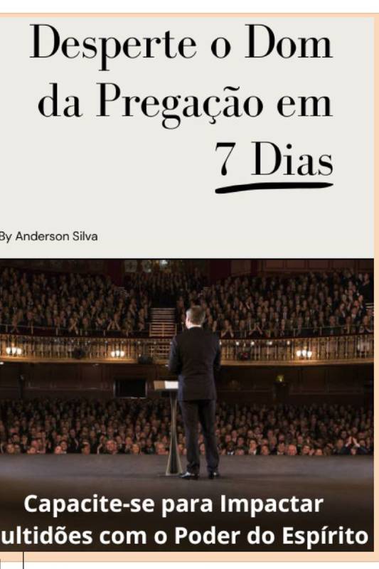 Desperte o Dom da Pregação em 7 Dias