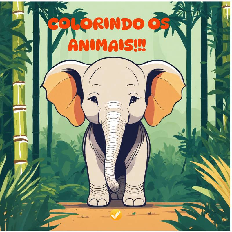 Colorindo os animais!!!