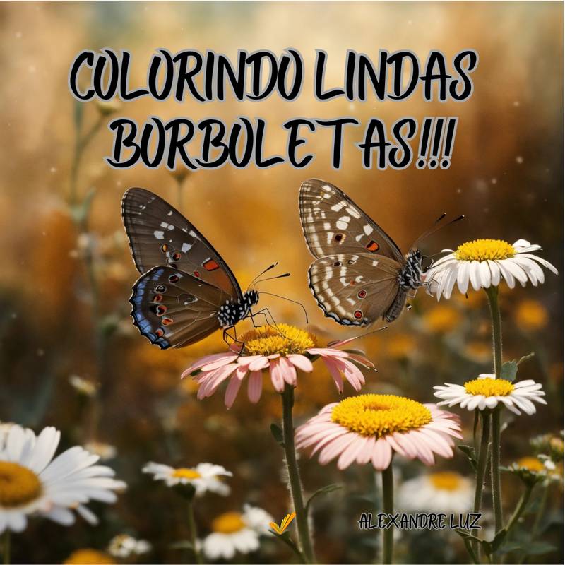Colorindo Lindas Borboletas!!!