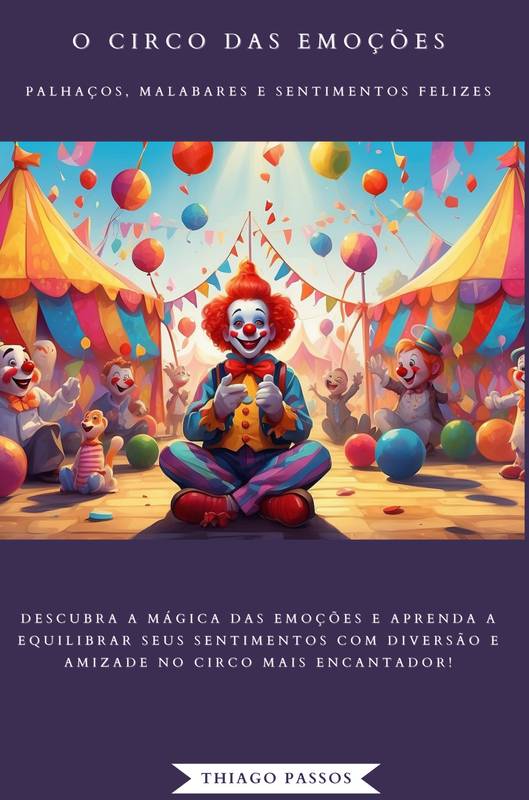 O Circo das Emoções: Palhaços, Malabares e Sentimentos Felizes