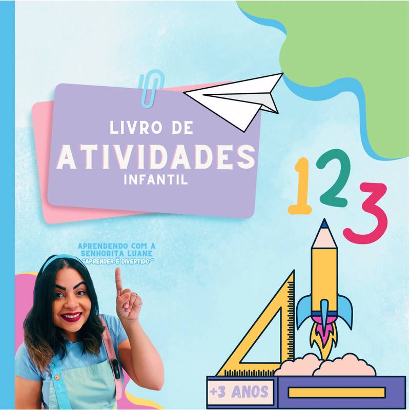 Livro de atividades infantil