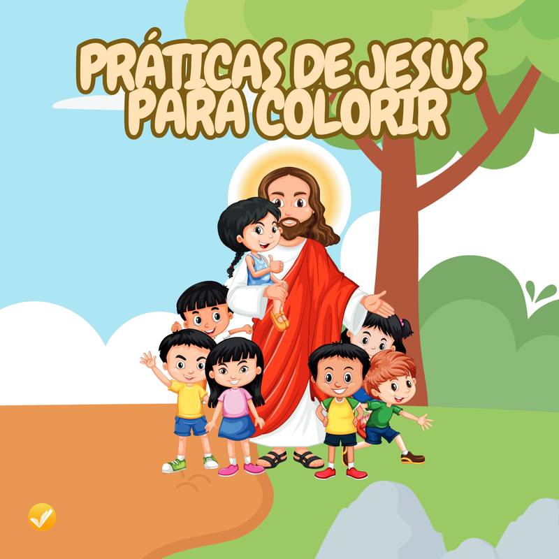 Práticas de Jesus Para Colorir