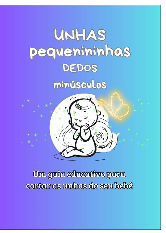 Unhas pequenininhas Dedos minúsculos