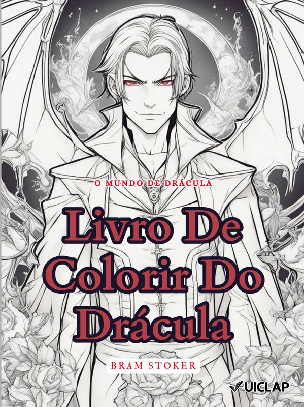 Livro De Colorir Do Drácula