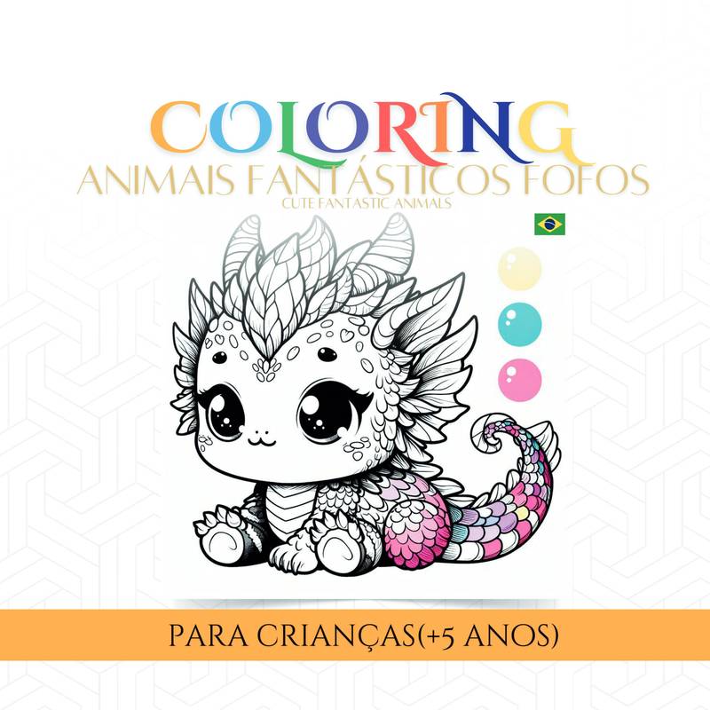 Coloring - Animais fantásticos fofos