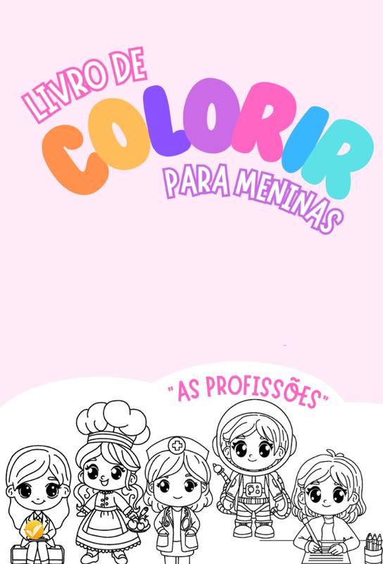 Livro de Colorir para Meninas