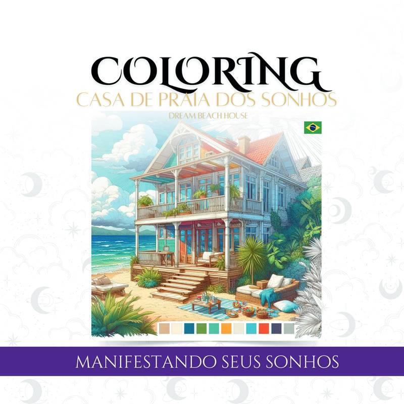 Coloring - Casa de praia dos sonhos