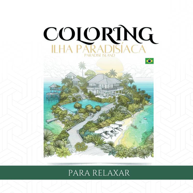 Coloring - Ilha paradisíaca