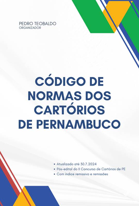 CÓDIGO DE NORMAS DOS CARTÓRIOS DE PERNAMBUCO