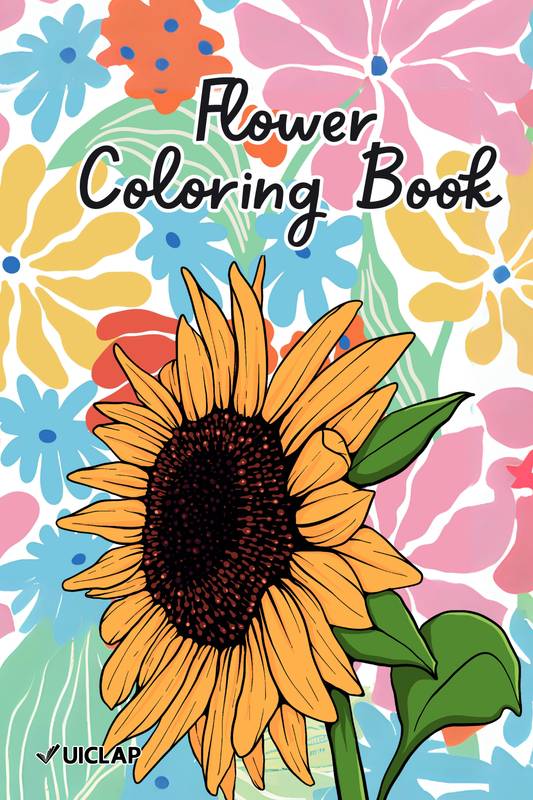 Flower Coloring Book