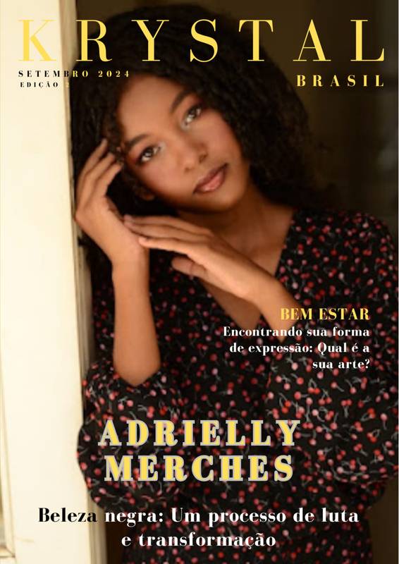 REVISTA KRYSTAL BRASIL – ED. 2 SETEMBRO 2024 – Capa: ADRIELLY MERCHES