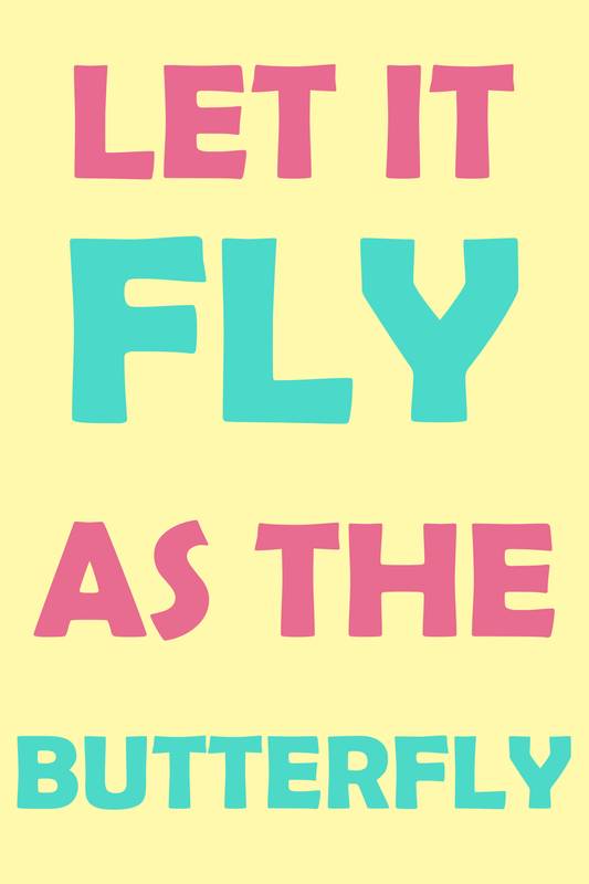 Caderno dreamygirlarts: Let It Fly As The Butterfly
