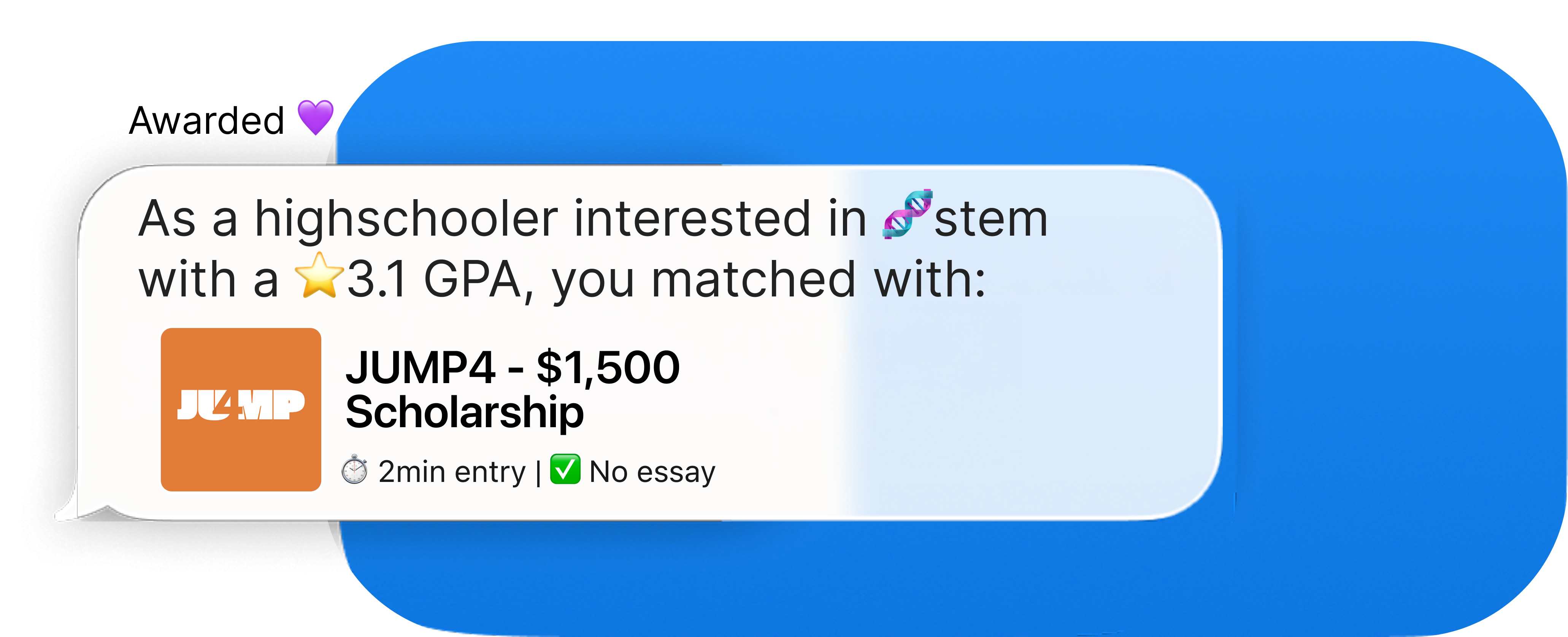 Scholarship Scanner example