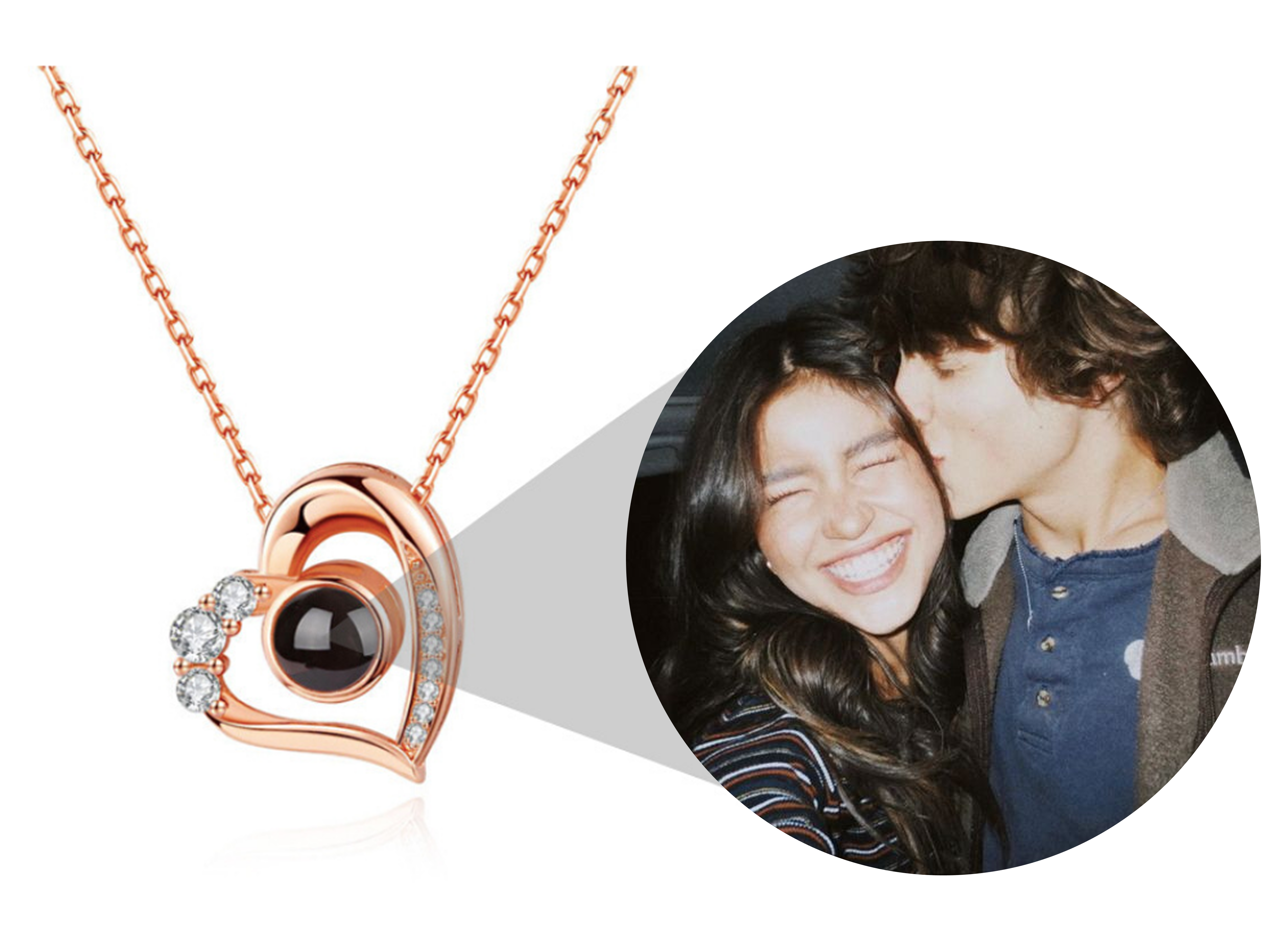 Custom necklace — Rose Gold