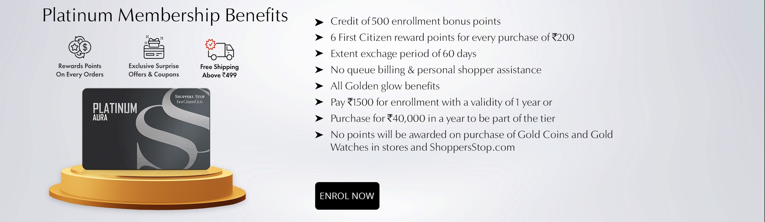 Program For First Citizen First Citizen Card Loyalty Program at Shoppers Stop