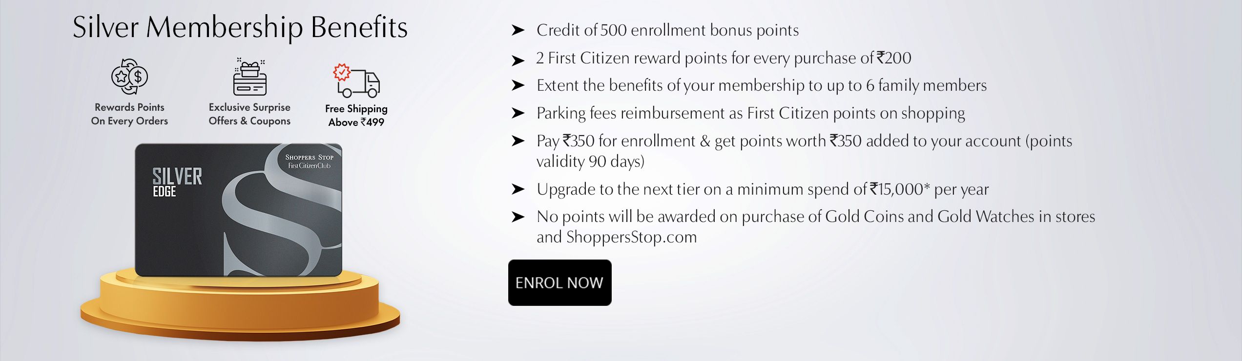 Program For First Citizen First Citizen Card Loyalty Program at Shoppers Stop