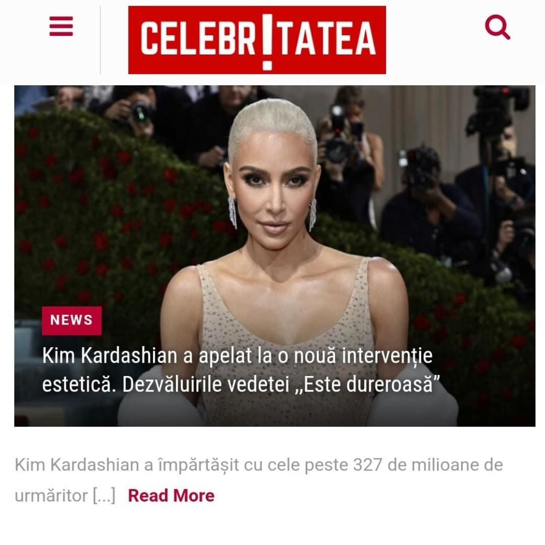 One of the top publications of @celebritatea.ro which has 14 likes and 0 comments