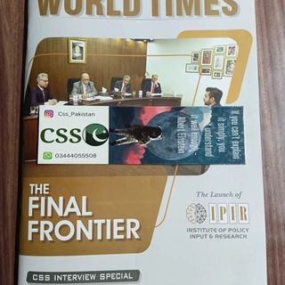 One of the top publications of @css_pakistan which has 54 likes and 3 comments