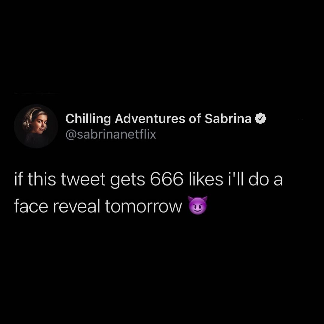 One of the top publications of @sabrinanetflix which has 149K likes and 671 comments
