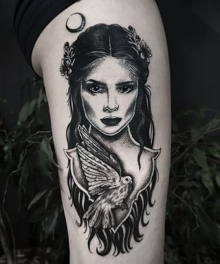 One of the top publications of @ophelia.tattoo which has 1.1K likes and 16 comments