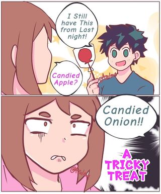 One of the top publications of @x.uraraka_ochako.x which has 1.6K likes and 3 comments
