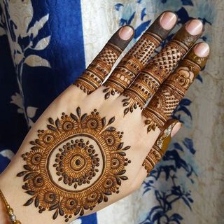 One of the top publications of @mehndi_design_lovers which has 1.1K likes and 6 comments