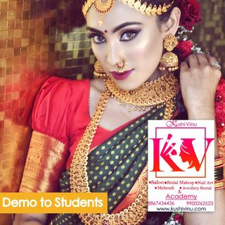One of the top publications of @kushis_salon_makeup_mysore which has 1.2K likes and 2 comments