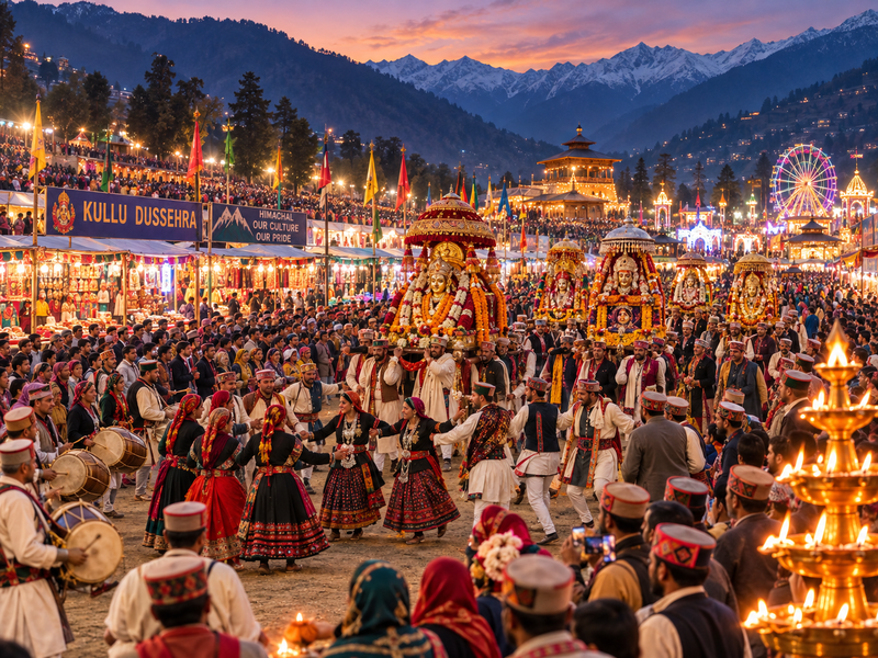 Kullu Dussehra in Himachal Pradesh