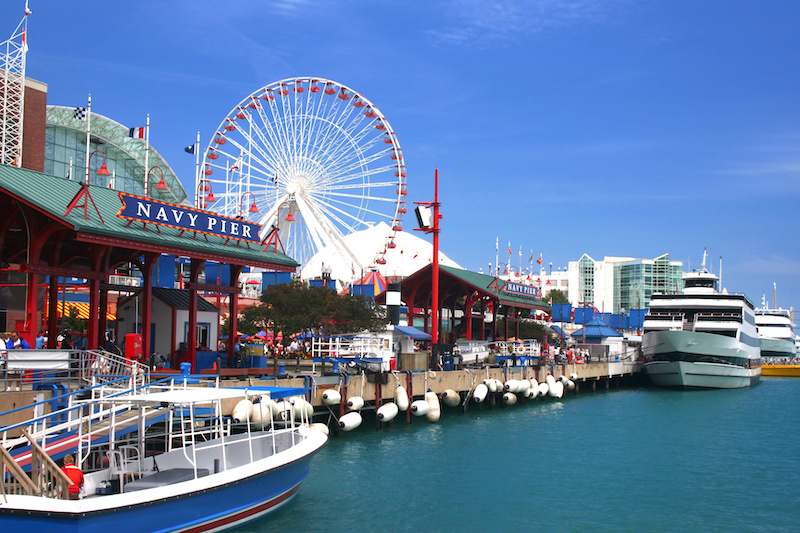The Navy Pier i Chicago