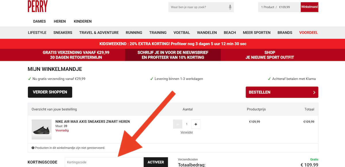 Perry Sport Kortingscode 2023 | verzenden, korting