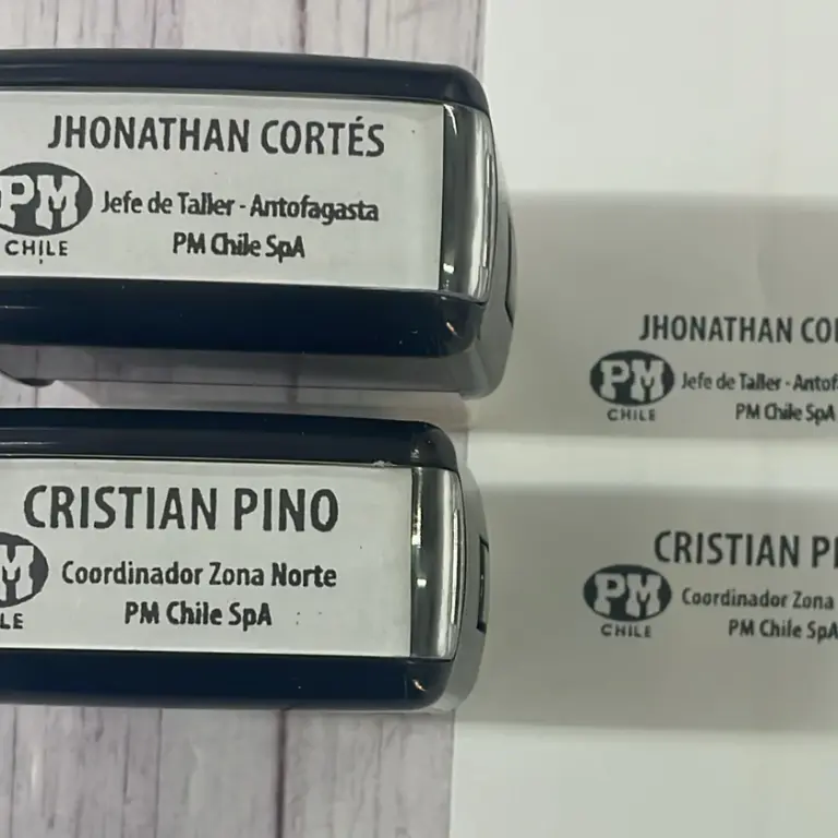 Timbre 913 Grande, Para  4 - 5 líneas de texto + Logo