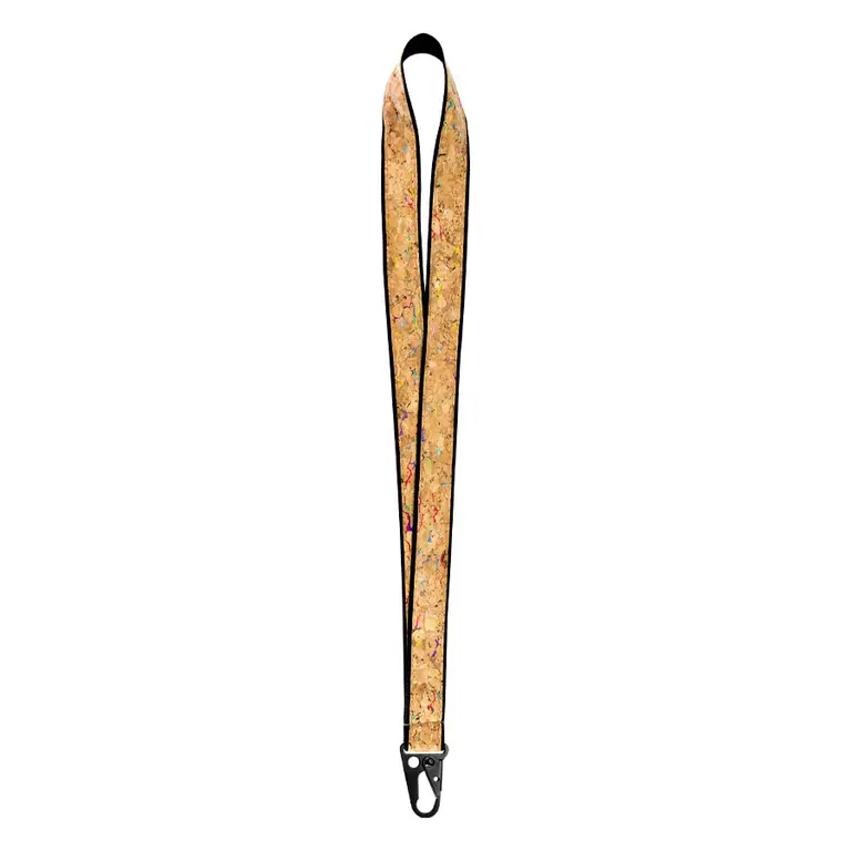 Lanyard de Corcho y Poliéster