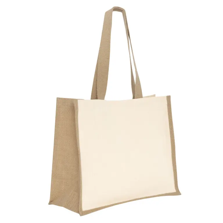 Bolsa de algodón y yute "YARI" - vista 2