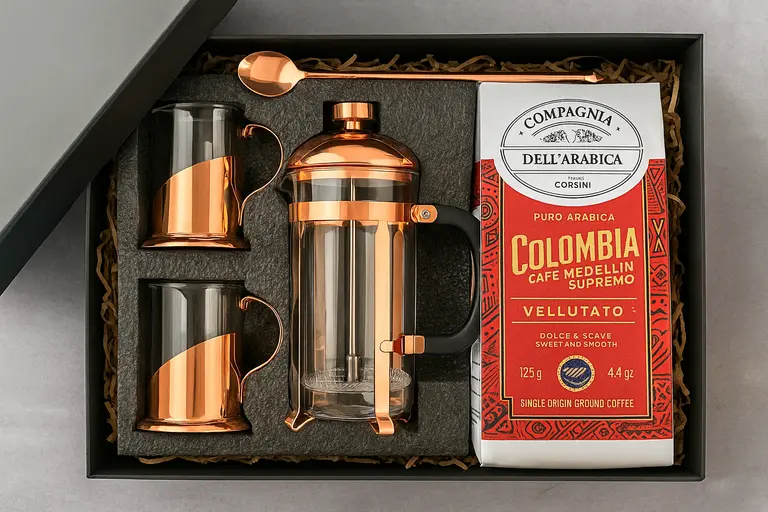 Set de Café Premium Cobre