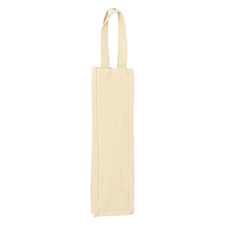 Bolsa Botella Vino 100% Algodón Canvas
