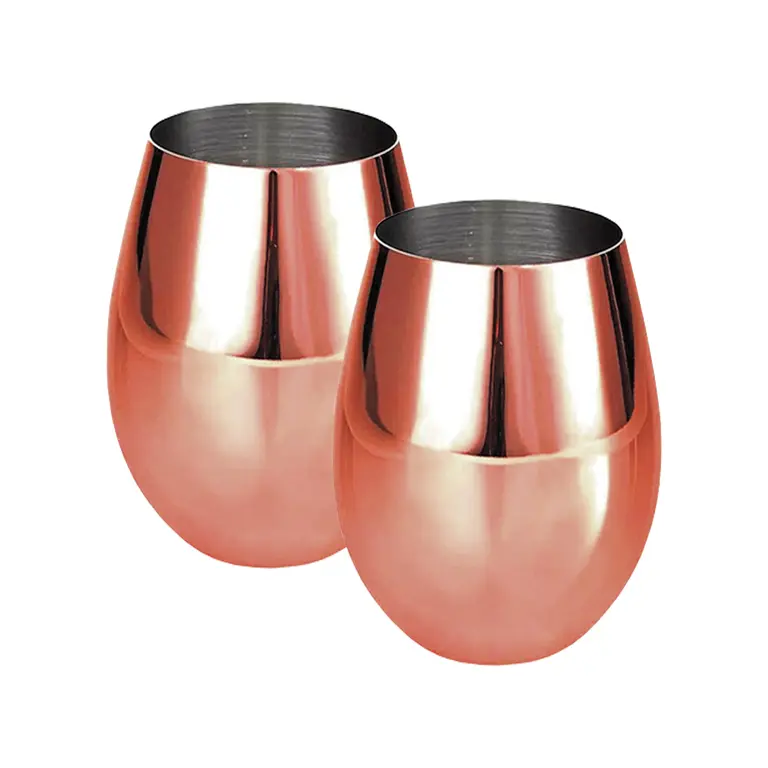 Set de Vasos Encobrizados 