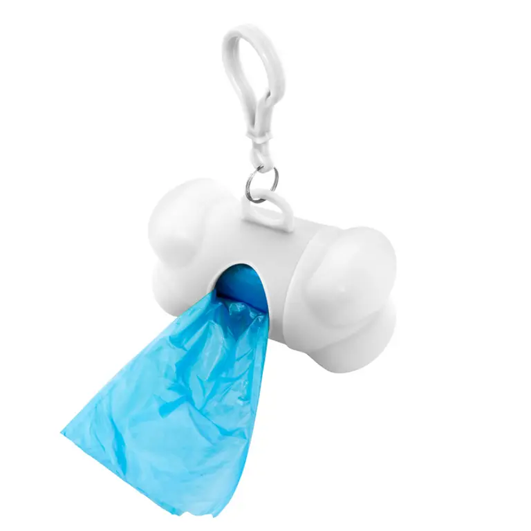 Dispensador de bolsas "POODLE" - Blanco - vista 5