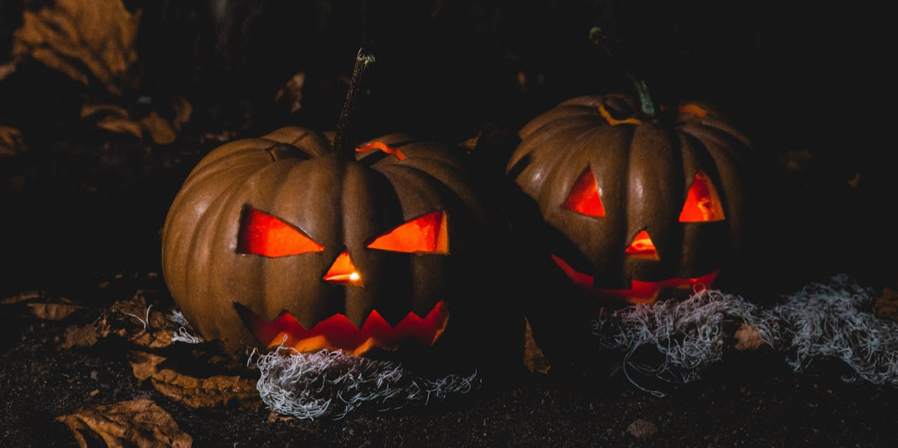 citrouille terrifiante pour la soirée d'halloween le 31 octobre