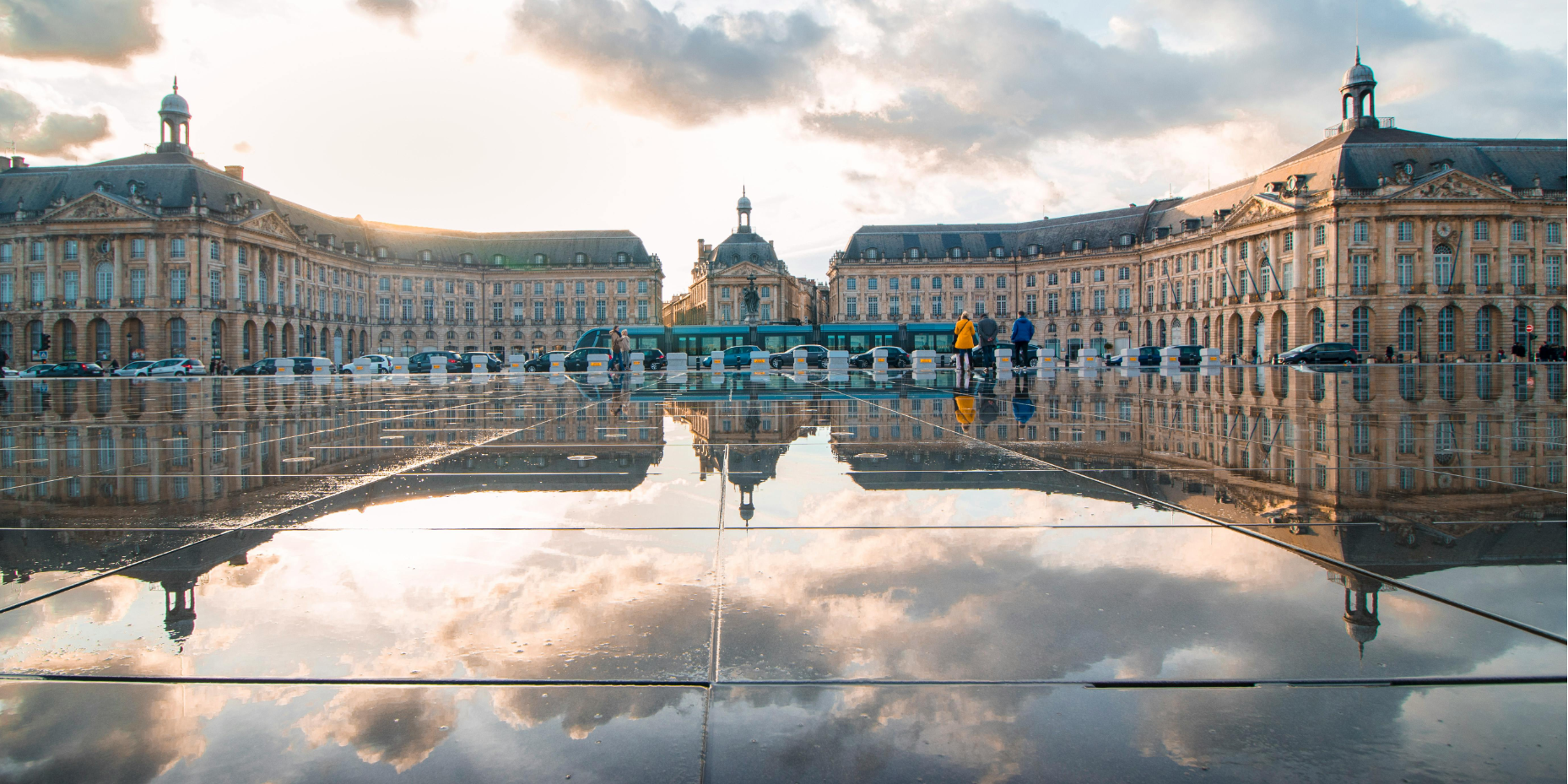 place principale en plein cœur de la ville de Bordeaux