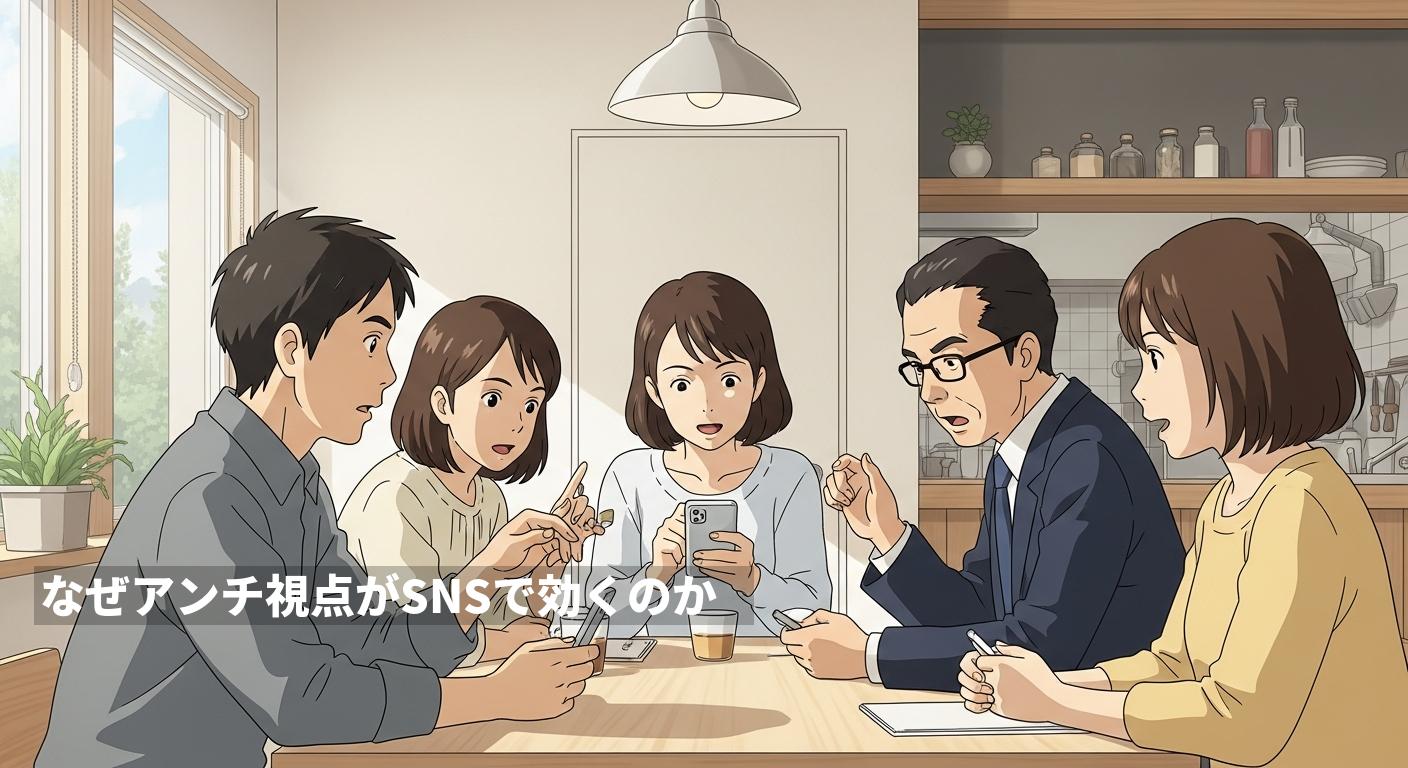 なぜアンチ視点がSNSで効くのか