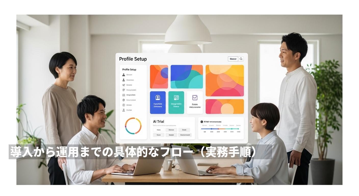 導入から運用までの具体的なフロー（実務手順）