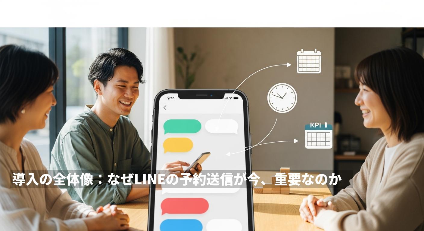 導入の全体像：なぜLINEの予約送信が今、重要なのか