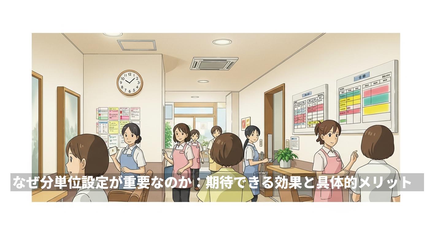 なぜ分単位設定が重要なのか：期待できる効果と具体的メリット