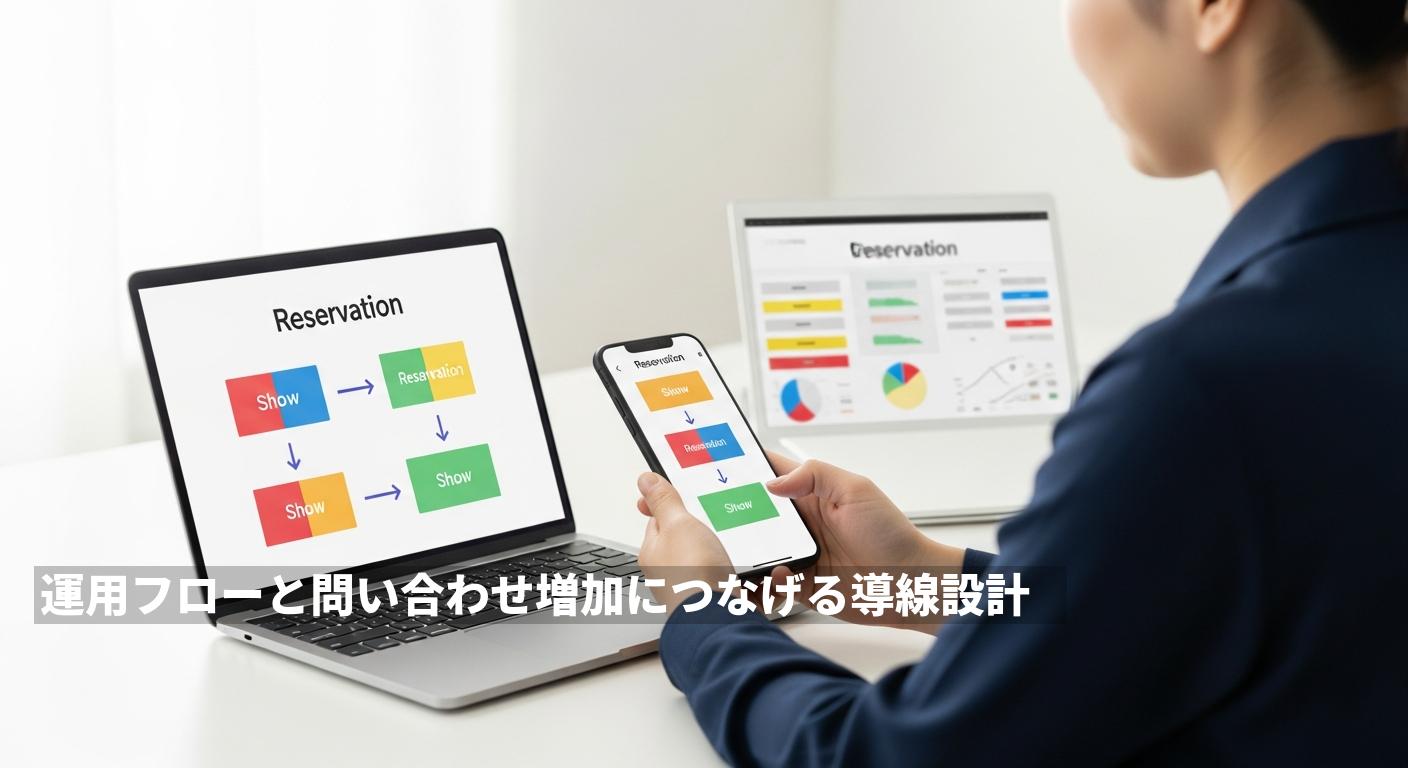 運用フローと問い合わせ増加につなげる導線設計