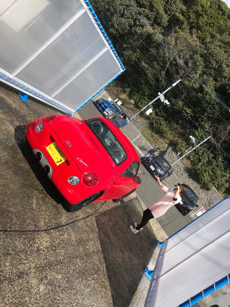 日野峠 コイン洗車場