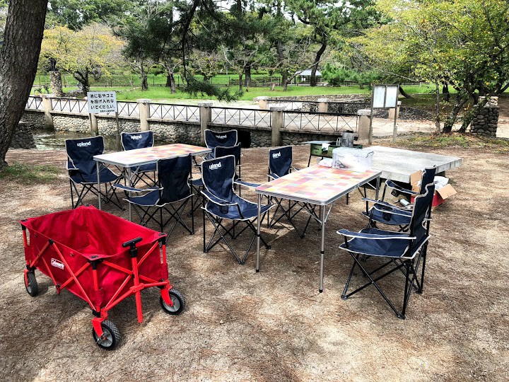 いきなりバーベキュー岡山 後楽園bbq お花見bbq 酒津公園bbq qレンタル 出張手ぶらbbq q代行 岡山さくらカーニバルbbq 岡山市 河川敷ｂｂｑ