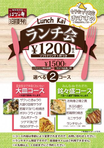 メニューの詳細 はなの舞 光が丘ima公園通り前店